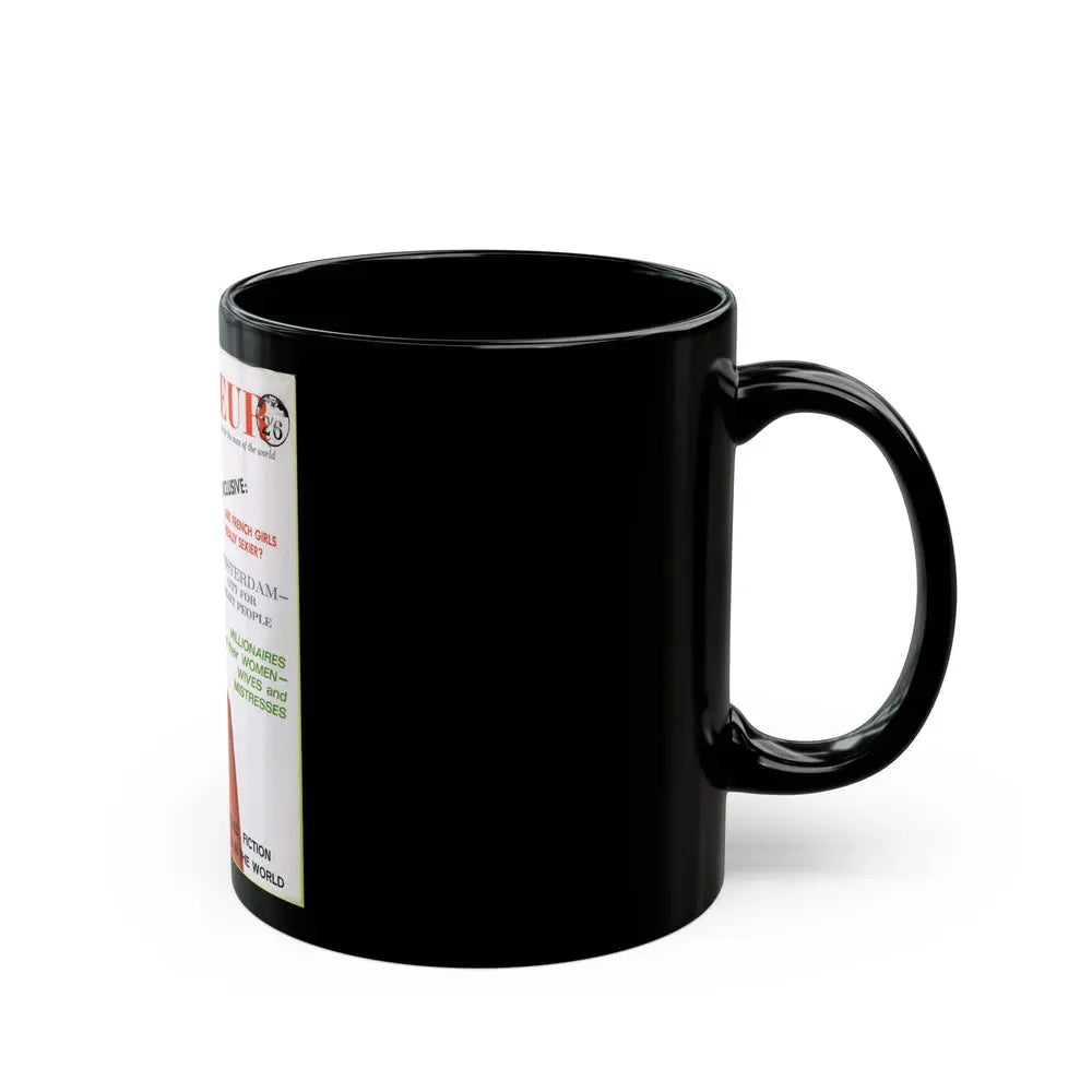 Barbara Valentin #21 - Mag. Cover (Vintage Female Icon) Black Coffee Mug - Go Mug Yourself