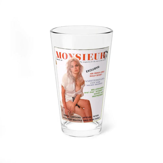 Barbara Valentin #21 - Mag. Cover (Vintage Female Icon) Pint Glass 16oz 16oz - Go Mug Yourself