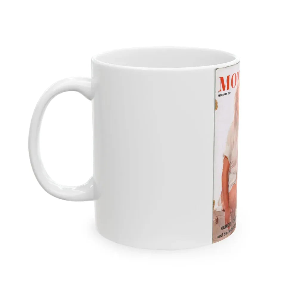Barbara Valentin #21 - Mag. Cover (Vintage Female Icon) White Coffee Mug - Go Mug Yourself