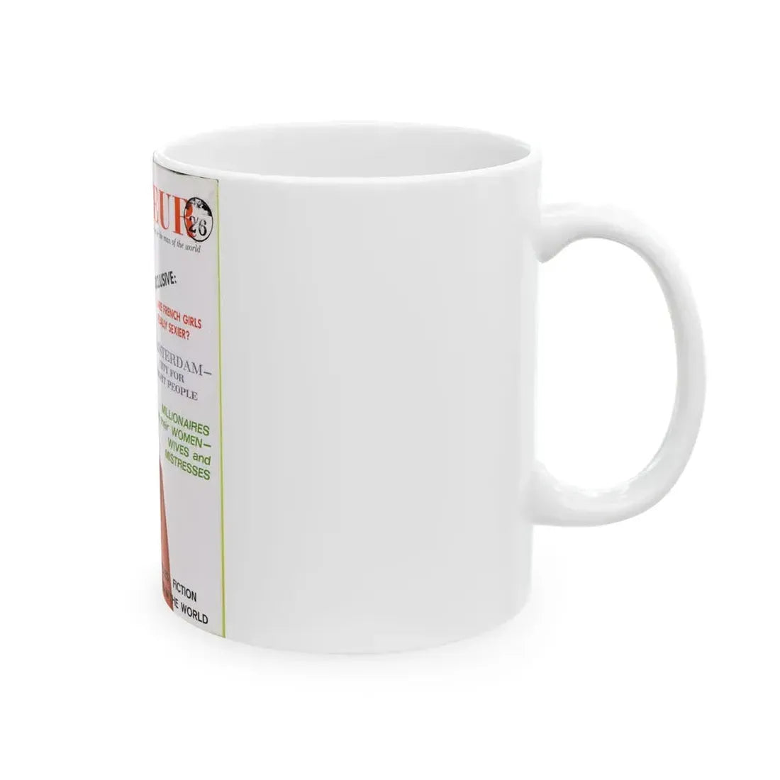 Barbara Valentin #21 - Mag. Cover (Vintage Female Icon) White Coffee Mug - Go Mug Yourself