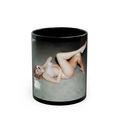 Barbara Valentin #25 (Vintage Female Icon) Black Coffee Mug 11oz - Go Mug Yourself