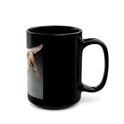 Barbara Valentin #25 (Vintage Female Icon) Black Coffee Mug - Go Mug Yourself