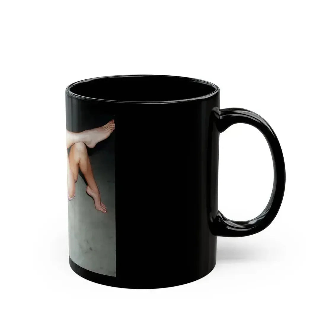 Barbara Valentin #25 (Vintage Female Icon) Black Coffee Mug - Go Mug Yourself