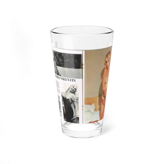 Barbara Valentin #35 - 3 Topless Pics (Vintage Female Icon) Pint Glass 16oz 16oz - Go Mug Yourself