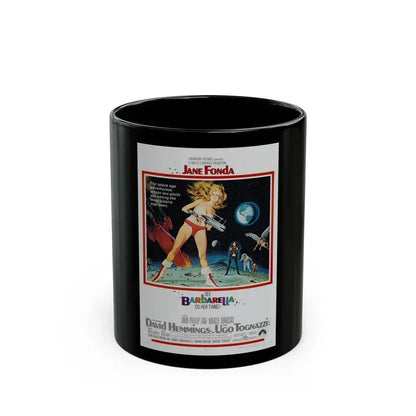BARBARELLA 1968 Movie Poster - Black Coffee Mug 11oz - Go Mug Yourself