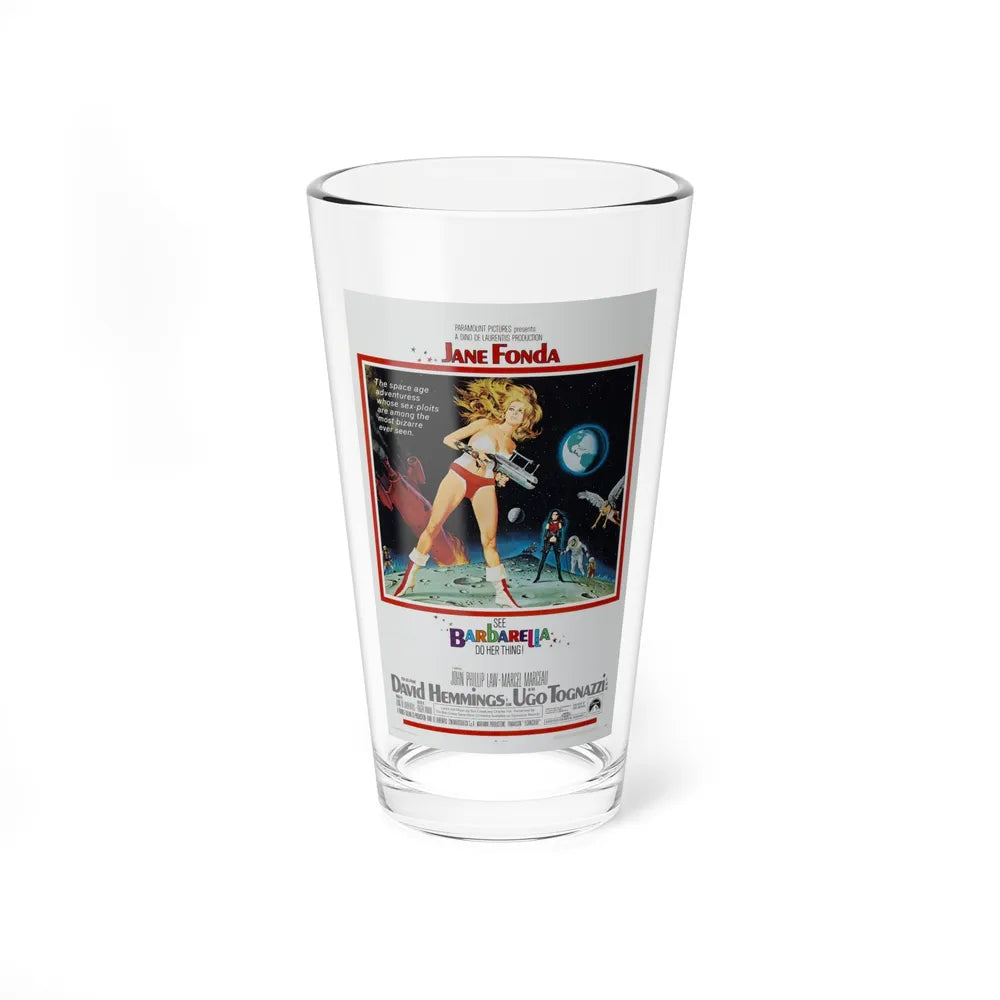 BARBARELLA 1968 Movie Poster - Pint Glass 16oz-16oz-Go Mug Yourself