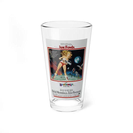 BARBARELLA 1968 Movie Poster - Pint Glass 16oz-16oz-Go Mug Yourself