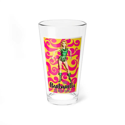 BARBARELLA (2) 1968 Movie Poster - Pint Glass 16oz-16oz-Go Mug Yourself