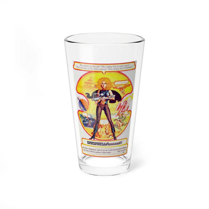 BARBARELLA (RE-RELEASE) 1968 Movie Poster - Pint Glass 16oz-16oz-Go Mug Yourself