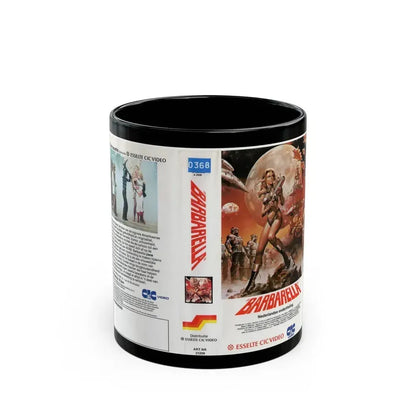 BARBARELLA (VHS COVER) - Black Coffee Mug 11oz - Go Mug Yourself