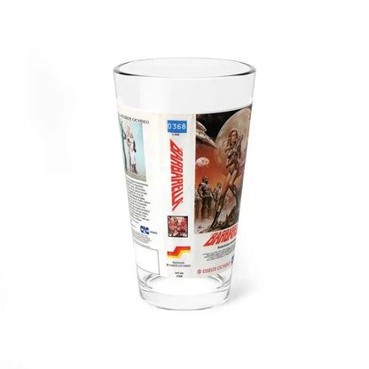 BARBARELLA (VHS COVER) Pint Glass 16oz 16oz - Go Mug Yourself
