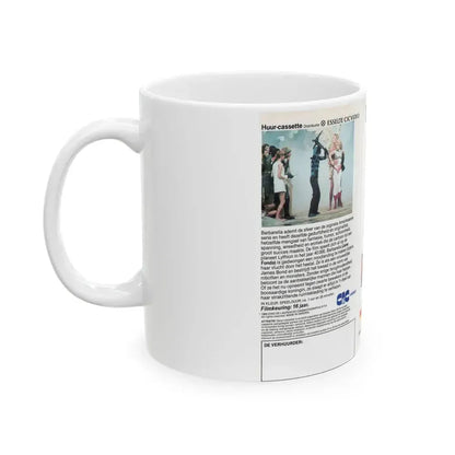 BARBARELLA (VHS COVER) - White Coffee Mug - Go Mug Yourself