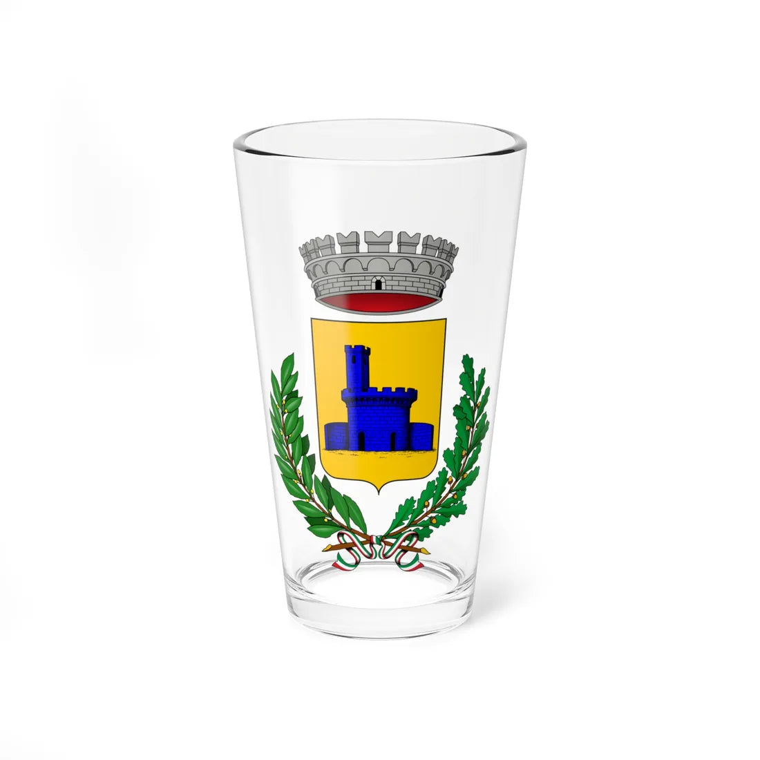 Barbaresco Italia-Stemma (Italy) (Coat of Arms) Pint Glass 16oz 16oz - Go Mug Yourself