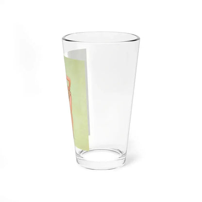 Barbarian Pin-Up (Magazine Illustration) Pint Glass 16oz - Go Mug Yourself