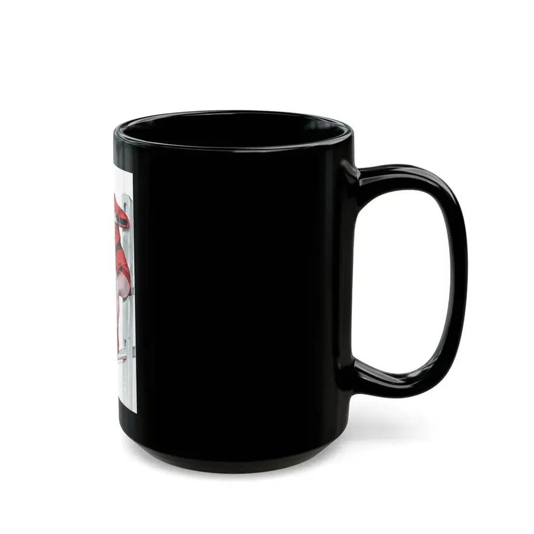 Barbasol advertisement, 1948 - Black Coffee Mug - Go Mug Yourself