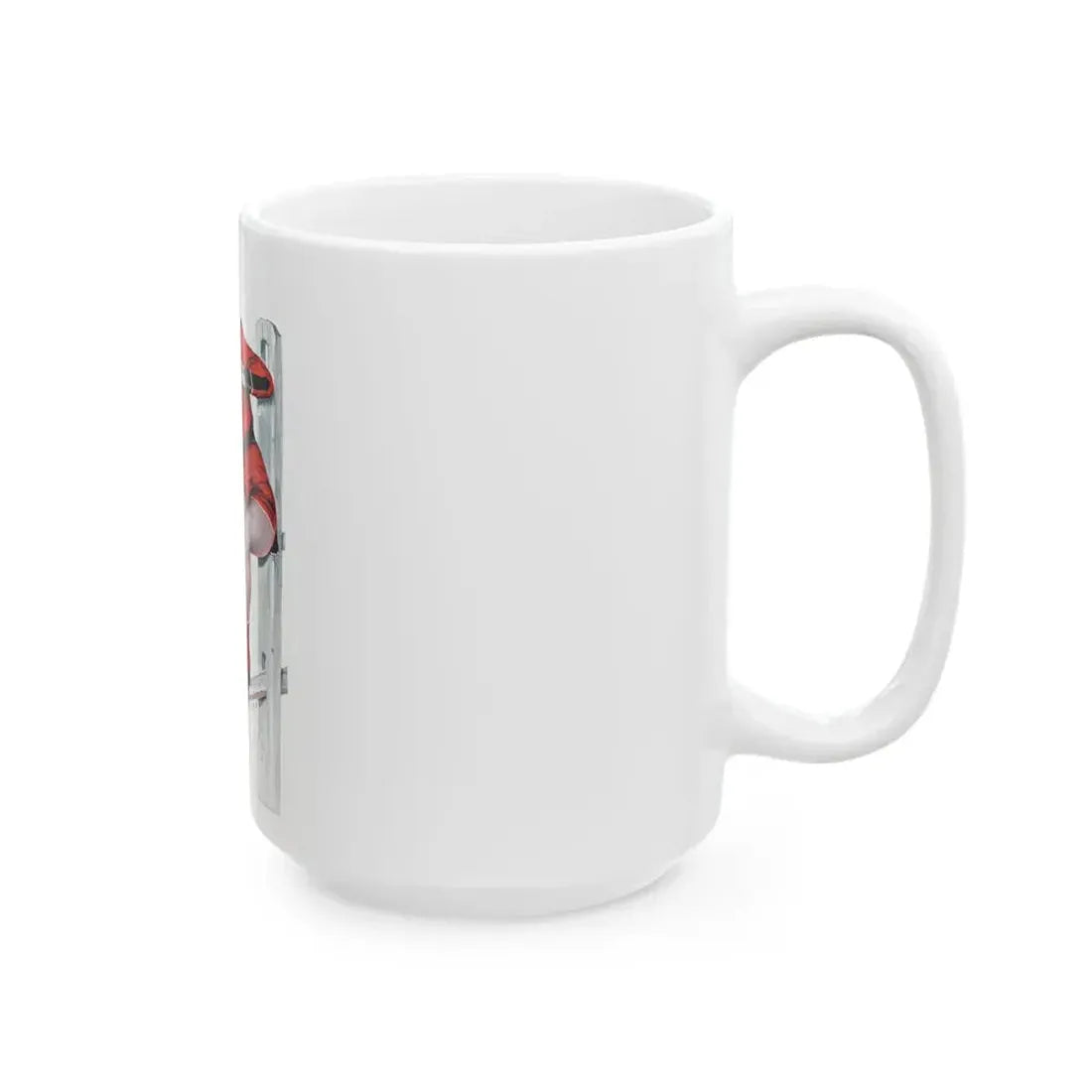 Barbasol advertisement, 1948 - White Coffee Mug - Go Mug Yourself