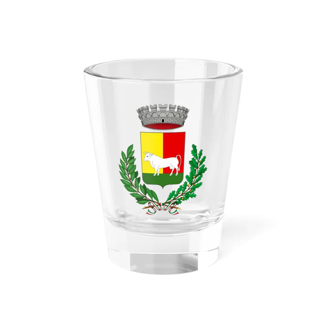 Barbata-Stemma (Italy) (Coat of Arms) Shot Glass 1.5oz 1.5oz - Go Mug Yourself