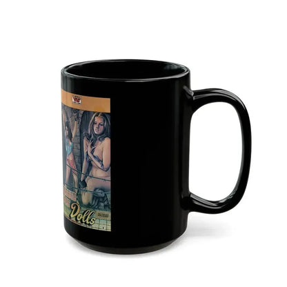 BARBED WIRE DOLLS (VHS COVER) - Black Coffee Mug - Go Mug Yourself