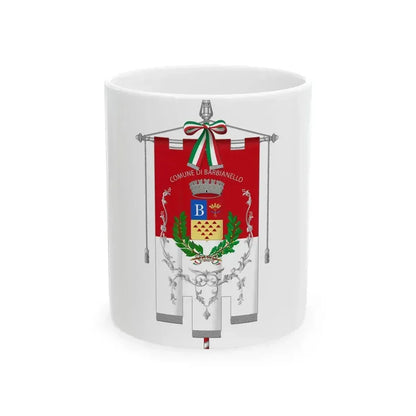 Barbianello-Gonfalone (Italy) White Coffee Mug 11oz - Go Mug Yourself