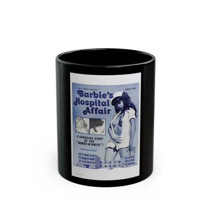 BARBIE'S HOSPITAL AFFAIR 1970 Movie Poster - Black Coffee Mug - Go Mug Yourself
