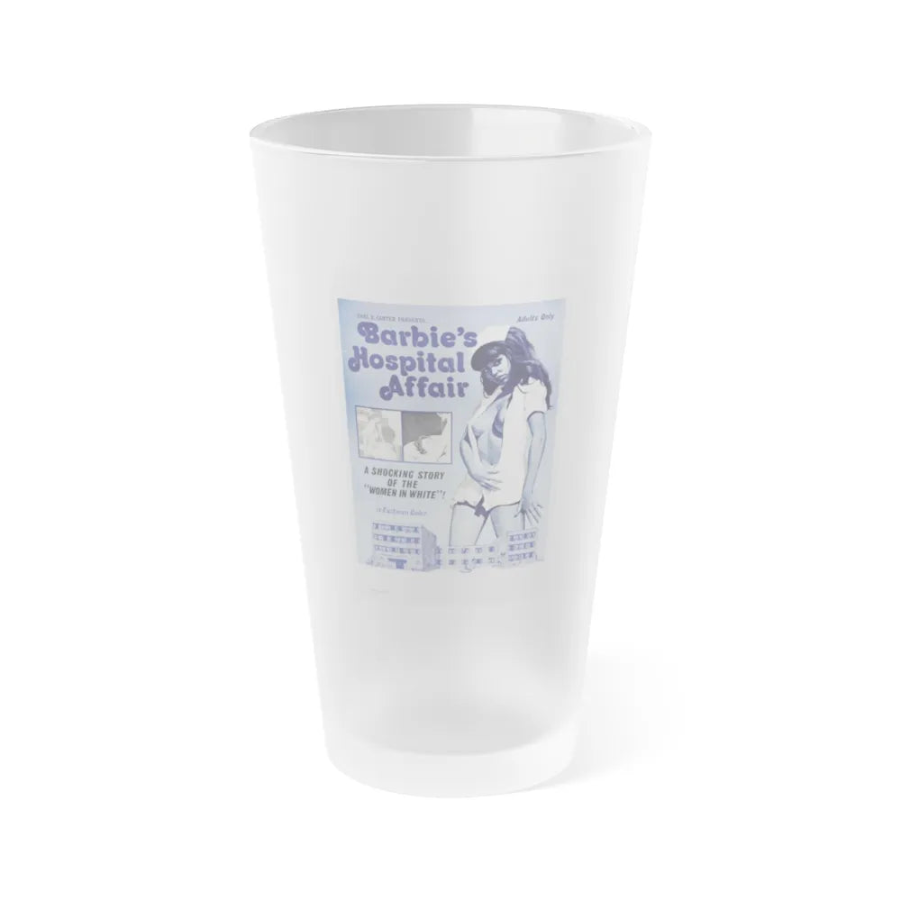 BARBIE'S HOSPITAL AFFAIR 1970 Movie Poster - Frosted Pint Glass 16oz-16oz-Frosted-Go Mug Yourself