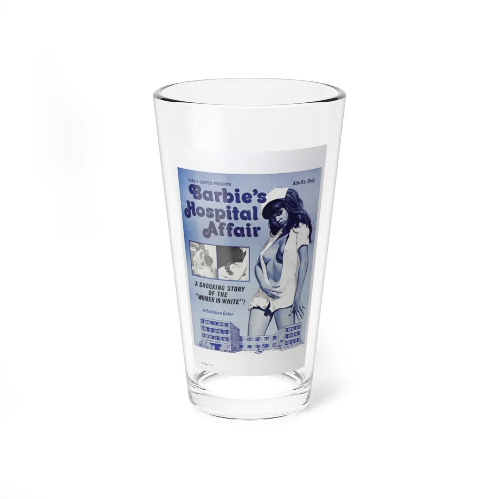 BARBIE'S HOSPITAL AFFAIR 1970 Movie Poster - Pint Glass 16oz-16oz-Go Mug Yourself