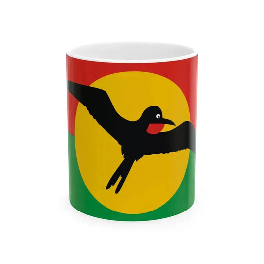 Barbuda Council Flag (Antigua and Barbuda) White Coffee Mug 11oz - Go Mug Yourself