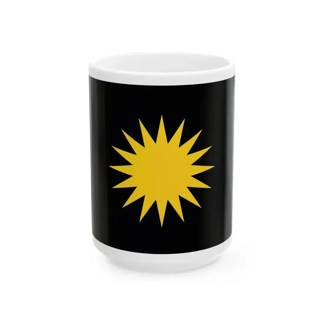 Barbuda Peoples Movement Flag (Antigua and Barbuda) White Coffee Mug 15oz - Go Mug Yourself