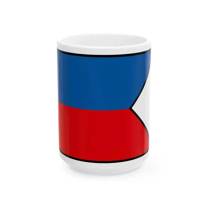 Bardejov Bardejov Flag (Slovakia) White Coffee Mug 15oz - Go Mug Yourself