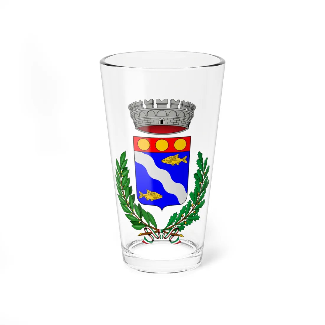 Bardello-Stemma (Italy) (Coat of Arms) Pint Glass 16oz 16oz - Go Mug Yourself