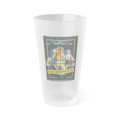 BARE BEHIND BARS 1980 Movie Poster - Frosted Pint Glass 16oz-16oz-Frosted-Go Mug Yourself