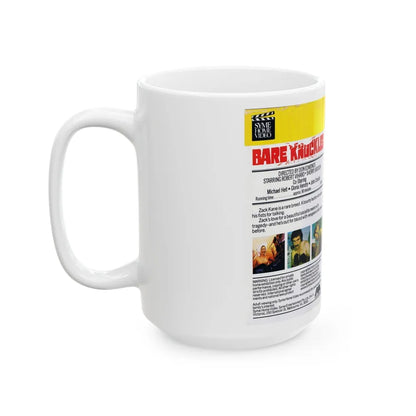 BARE KNUCKLES (VHS COVER) - White Coffee Mug-Go Mug Yourself