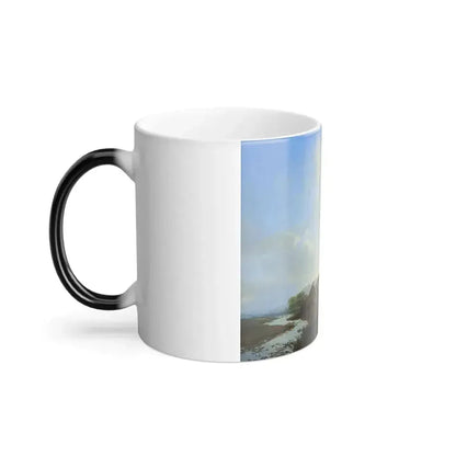 Barend Cornelis Koekkoek (1803-1862) a summer landscape with travellers on a path - 1826 - Color Changing Mug 11oz - Go Mug Yourself