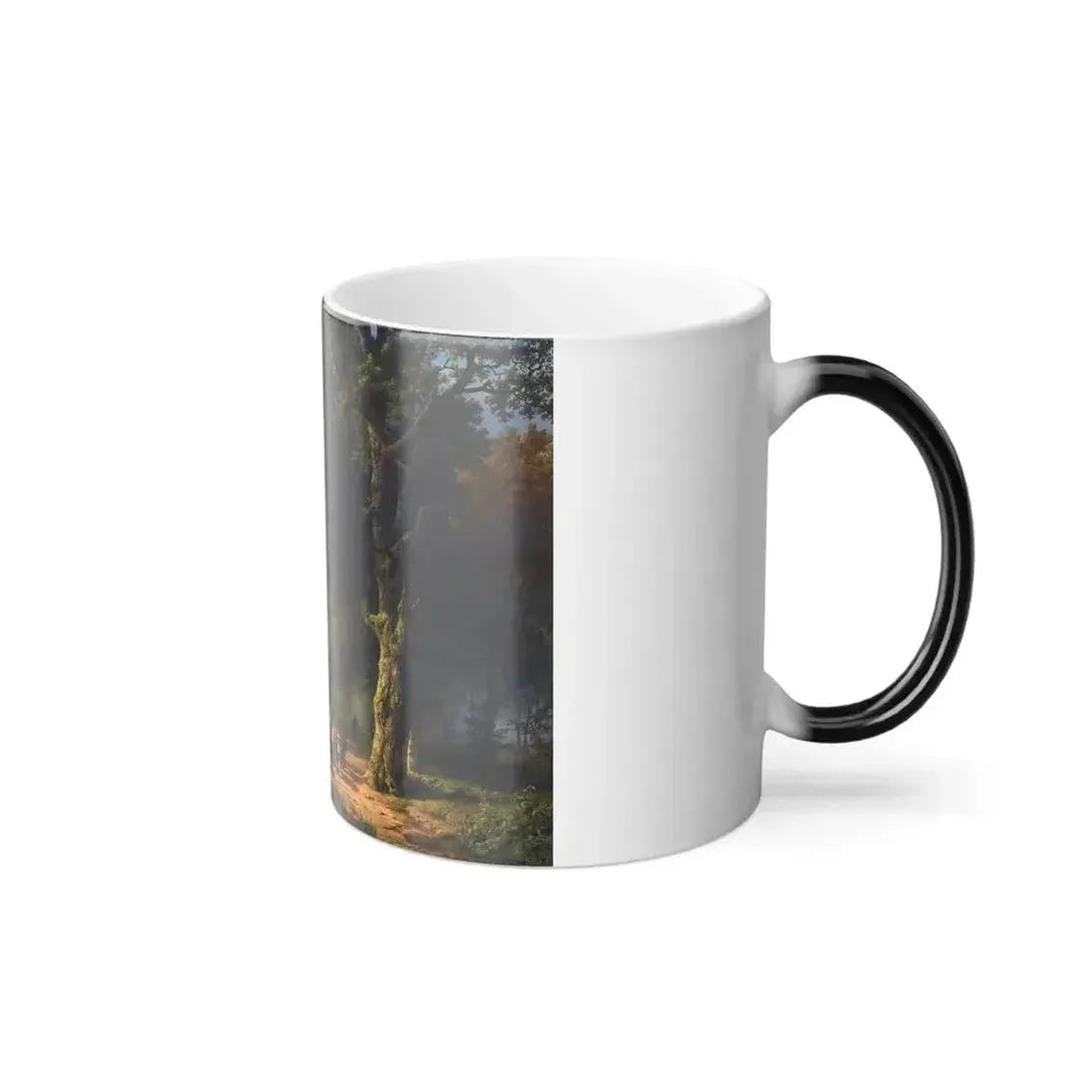 Barend Cornelis Koekkoek (1803-1862) Summer Landscape - Oil on Canvas 1850 - Color Changing Mug 11oz - Go Mug Yourself
