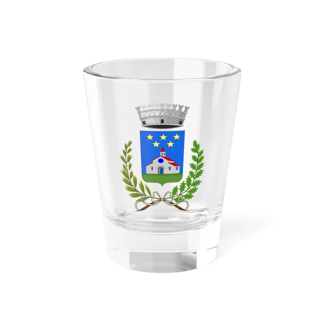 Bargagli-Stemma (Italy) (Coat of Arms) Shot Glass 1.5oz 1.5oz - Go Mug Yourself