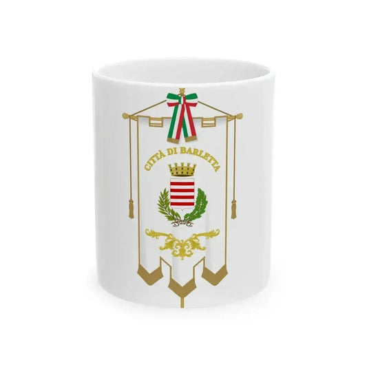 Barletta-Gonfalone (Italy) White Coffee Mug 11oz - Go Mug Yourself