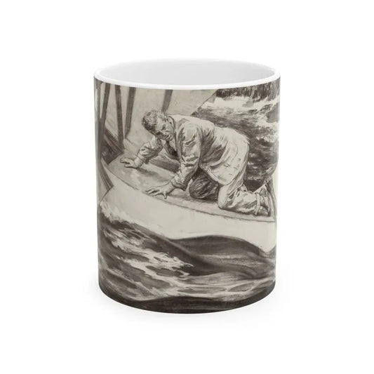 Barnstormer, The Saturday Evening Post story illustration, September 7, 1935 - White Coffee Mug 11oz - Go Mug Yourself