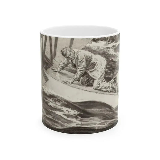 Barnstormer, The Saturday Evening Post story illustration, September 7, 1935 - White Coffee Mug 11oz - Go Mug Yourself