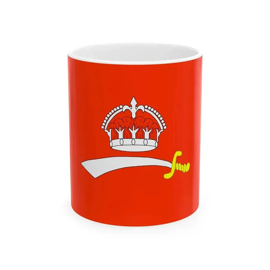 Baroda flag (India) White Coffee Mug 11oz - Go Mug Yourself