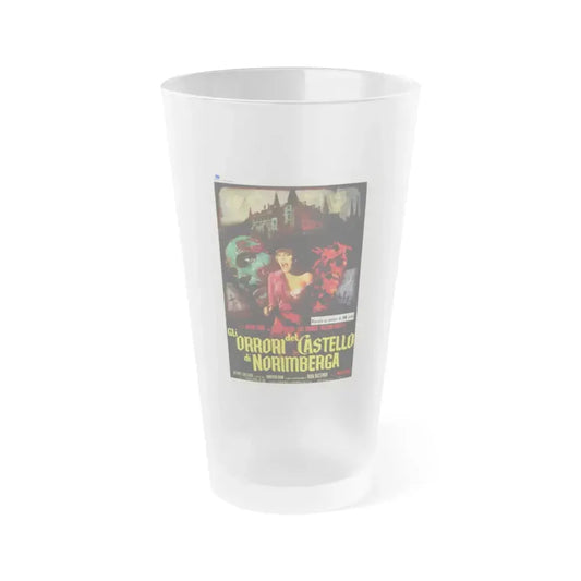 BARON BLOOD (ITALIAN) 1972 Movie Poster - Frosted Pint Glass 16oz 16oz Frosted - Go Mug Yourself