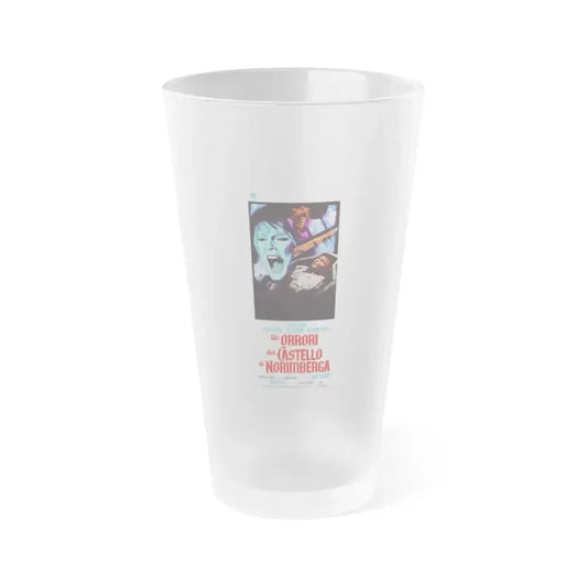 BARON BLOOD (ITALIAN 2) 1972 Movie Poster - Frosted Pint Glass 16oz 16oz Frosted - Go Mug Yourself