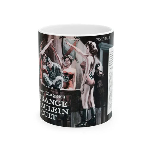 Baron Klugge's Strange Fraulein Cult, Male magazine, December 1960 - White Coffee Mug 11oz - Go Mug Yourself