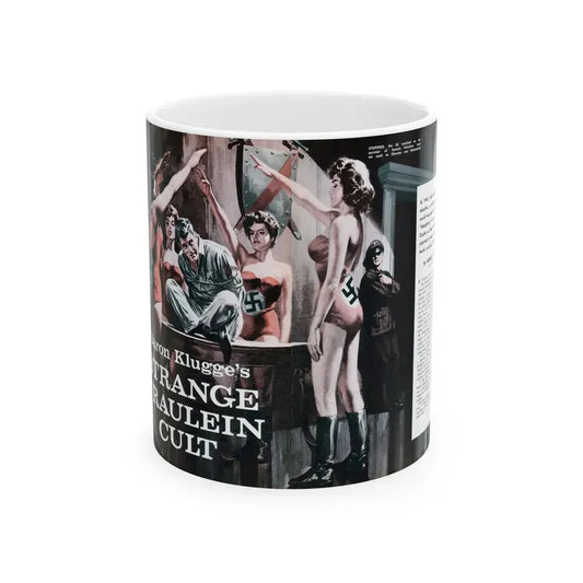 Baron Klugge's Strange Fraulein Cult, Male magazine, December 1960 - White Coffee Mug 11oz - Go Mug Yourself