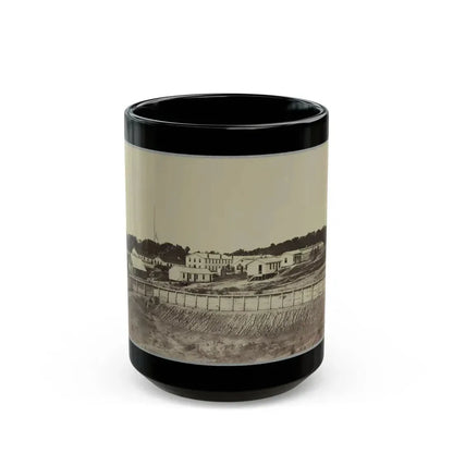 Barracks At Fort Carroll (U.S. Civil War) Black Coffee Mug 15oz - Go Mug Yourself