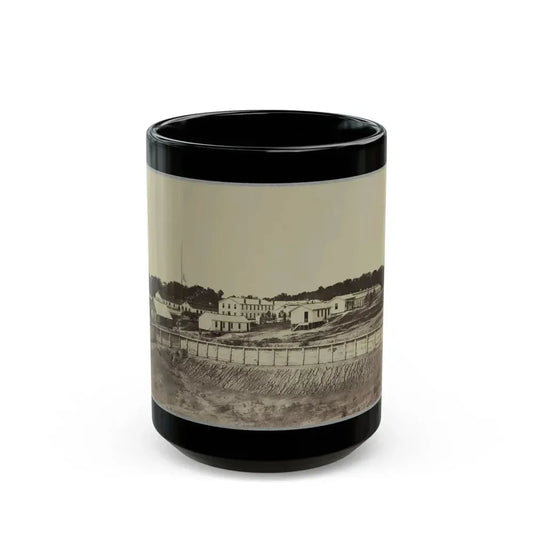Barracks At Fort Carroll (U.S. Civil War) Black Coffee Mug 15oz - Go Mug Yourself