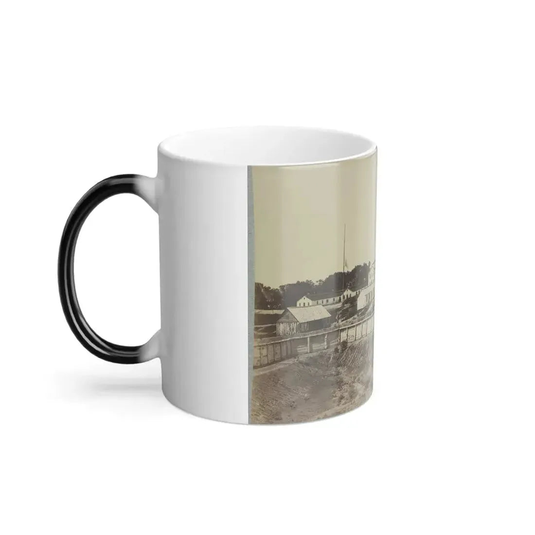 Barracks at Fort Carroll (U.S. Civil War) Color Changing Coffee Mug 11oz - Go Mug Yourself