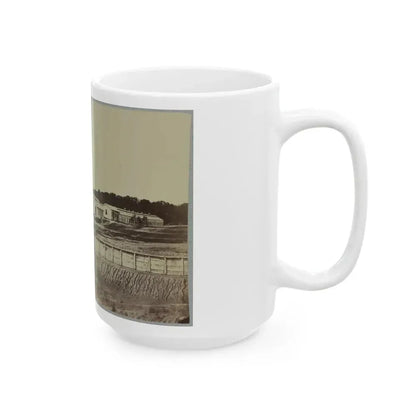 Barracks At Fort Carroll (U.S. Civil War) White Coffee Mug - Go Mug Yourself