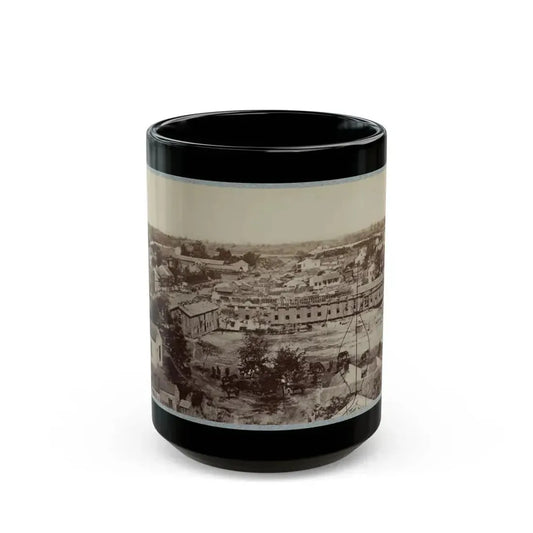 Barracks Of 124th Ill. Infantry, Vicksburg, Miss. (U.S. Civil War) Black Coffee Mug 15oz - Go Mug Yourself