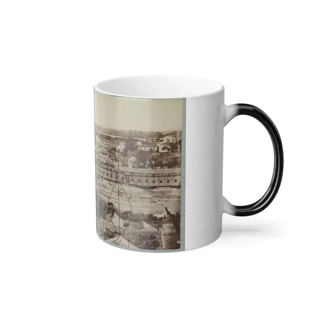Barracks of 124Th Ill. Infantry, Vicksburg, Miss. (U.S. Civil War) Color Changing Coffee Mug 11oz - Go Mug Yourself