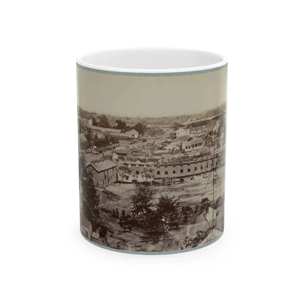 Barracks Of 124th Ill. Infantry, Vicksburg, Miss. (U.S. Civil War) White Coffee Mug 11oz - Go Mug Yourself